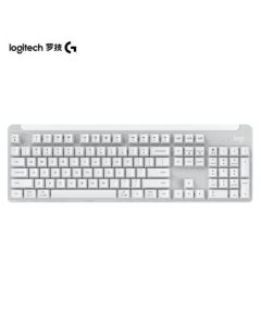 Logitech K865 Wireless Mechanical Keyboard - Office Keyboard, Gaming Esports Keyboard, Full-Size 104 Keys, TTC Red Switch - Pearl White