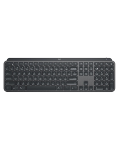 Logitech MX Keys S Wireless Bluetooth Keyboard - Ultra-Thin Full-Size, Ergonomic, Smart Backlit, Preconfigured Commands Upgrade, with Wireless Receiver, Black