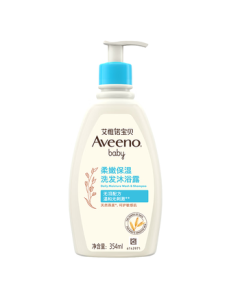 Aveeno Baby Daily Moisturizing Shampoo & Body Wash 2-in-1 for Kids, Infants 0-6-12 Years Old