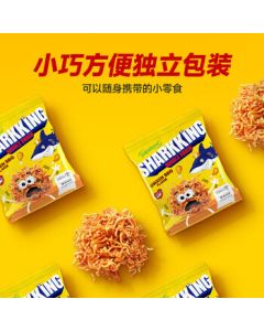 Papatonk Shark Crispy Noodles Chicken Flavor 14g*10 Bags/Box - Afternoon Tea Snack