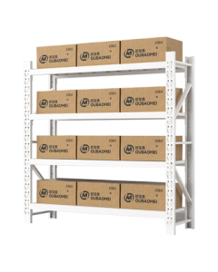 Oubomei Storage Shelf Warehouse Storage Rack Household Shelf Multi-functional Display Rack 1500*600*2000 White Main Frame
