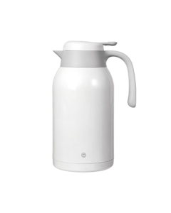 JingDong JingZao Vacuum Flask, Large Capacity Thermos for Home and Outdoor Use, 304 Stainless Steel White 2.2L