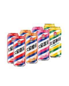 Dayao Zero-Fat Fruit-Flavored Carbonated Drink 500ml*8 Cans [2 Orange, 2 Lychee, 2 Pineapple, 2 Guest Flavor]