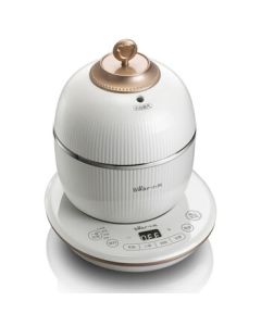 Bear DDZ-C06A1 Bird's Nest Steamer Electric Double Boiler Dedicated for Stewing Bird's Nest and Fish Maw with Ceramic Inner Pot 0.6L Health Soup Pot