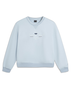 Li-Ning Fleece-Lined Round Neck Sweatshirt for Women - 2025 Autumn/Winter New Fashion Versatile Loose Fit Sport Top AWDV998