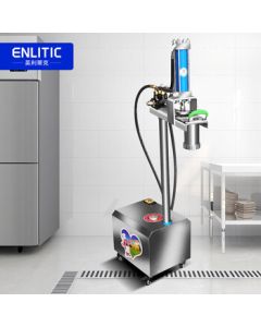 Enlitic Commercial Hydraulic Noodle Press Machine Fully Automatic Lanzhou Noodle Maker Electric Noodle Press Pasta Machine Vertical Single Barrel HLJ-L