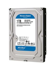 Western Digital Desktop Mechanical Hard Drive WD Blue 1TB CMR Vertical 7200 RPM 64MB SATA (WD10EZEX)
