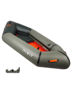 Decathlon Inflatable TPU Kayak Backpack Boat PR100 Pocket Canoe with Tail Fin Backpack Boat-5580772