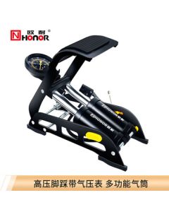 ONAI Foot Pump High Pressure Portable Bicycle Electric Bike Motorcycle Car Foot Air Pump