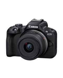 Canon EOS R50 Camera + RF-S18-45 Lens with Camera Backpack, Memory Card (>128GB), Bluetooth/Wireless Module Removed, 1-Year Warranty, Custom Edition