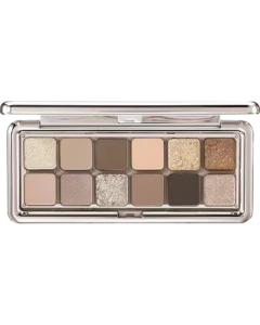 3CE 12-Color Eyeshadow Palette in Raw Neutrals - Matte Earthy Tones Cement Palette, Birthday Gift, Mid-Autumn Festival Gift