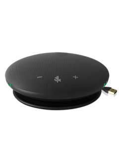 Runpu RP-M55 Omnidirectional USB Conference Microphone with Plug-and-Play Wired Connection, 4m Pickup Range, 360° Sound Capture, Suitable for 10-30㎡ Desktop Speaker System