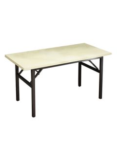 Mingwu Folding Table Conference Desk Rectangular Study Desk Reinforced Single Layer 60*120 Unit/Piece