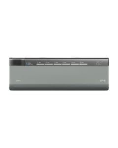 Midea KFR-35GW/T5 Wall-mounted Air Conditioner 1.5 Ton Fresh & Clean Air Unit - Lakeside Silver, Grade 1 Inverter Smart AC