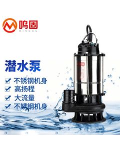 Minggu Submersible Pump 220V Self-Priming Water Pump Sewage Pump for Flood Control and Drainage 1100W 2-Inch 10M KW817813