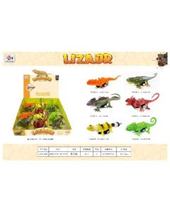 Lizard pull-back car 6 models 12 pcs