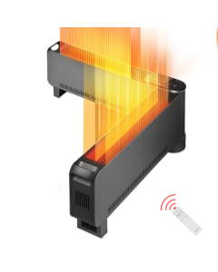 GREE (GREE) 【Top Picks】Foldable Baseboard Heater for Home Use, Large Area Electric Heater with Remote Control, Waterproof Mobile Floor Heater, Dryer, Warm Air Fan NJE-X6020B