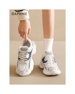 DAPHNE Platform Breathable Retro Sneakers - Milan Color [Fleece-Lined] Size 40
