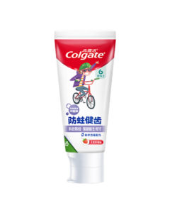 Colgate Kids Toothpaste for Ages 6-12, Fluoride Cavity Protection, 0 Additives, 70g (Strawberry Flavor)
