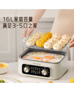 Joyoung Electric Steamer Multi-functional Household Three-Tier Electric Pot Large Capacity Multi-Layer Steamer and Cooker