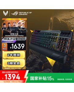 ROG Strix Flare II Animate Mechanical Gaming Keyboard (Blue Optical Switch) - Wired/Wireless Dual Mode, Detachable TKL 87-Key/104-Key, RGB Backlit, RX Optical Switch