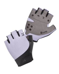 Keep Fitness Gloves for Men & Women, Workout Gloves for Cycling, Pull-Ups, and Weight Training, Anti-Slip Palm Protection, Purple-Grey, M