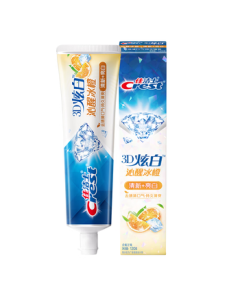 Crest 3D White Radiant Mint Ice Orange Fluoride Anti-Cavity Toothpaste 120g (New & Old Packaging Randomly Delivered by JD Self-Operated)