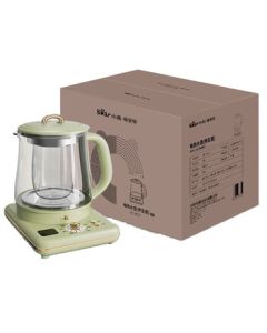 Bear Health Pot Bird's Nest Pot Multi-function 1.5L Mini Automatic Bird's Nest Steamer Thickened Glass Tea Boiler Kettle YSH-D15U2