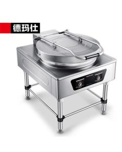 DEMASHI Electric Griddle Large Double-Sided Heating Automatic Electric Hot Plate Commercial Pancake Maker Flatbread Machine Stuffed Bun Pan Sauce Pancake Fryer YCD60-A (380V)
