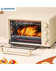 Daewoo (DAEWOO) Electric Oven for Home Use, Multi-functional Baking Oven with 20L Capacity, Upgraded Model DY-KX1801, Hazelnut Brown