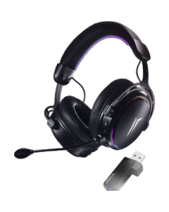 Lenovo Legion Y370 Wireless Bluetooth Gaming Headset 2.4G Wired/Wireless Bluetooth Triple-Mode Over-Ear Gaming Headphone for PC, Perfect for LOL and Black Myth: Wukong