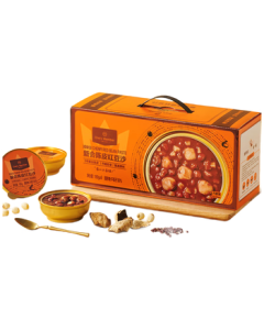 Member's Selection Store [Same Factory as Sam's Club] Xinhui Tangerine Peel Red Bean Paste 180g*9 Cups, No Additives, Ready-to-Eat Breakfast Eight-Treasure Porridge Gift Box