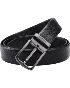 Samsonite Men's Belt - High-End Casual Pin Buckle Genuine Leather Belt Gift Set Birthday Present NQ1