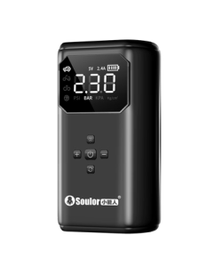 Soulor [3C Certified] Car Emergency Jump Starter with Air Compressor - Portable Power Bank for Vehicle Battery Jump Start, Inflation, Charging, and Flashlight/SOS for Outdoor Use