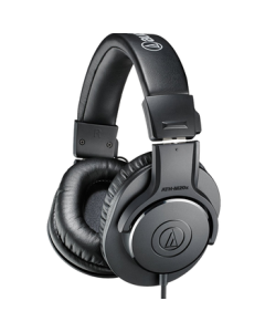 Audio-Technica ATH-M20x Entry-Level Professional Studio Monitor Headphones [Travel Gift]