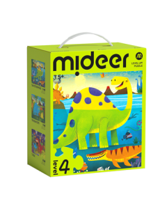 MiDeer Advanced Puzzle for Toddlers Early Education - 4th Stage Dinosaur Cognition (Storage Bag Version) Home Decor