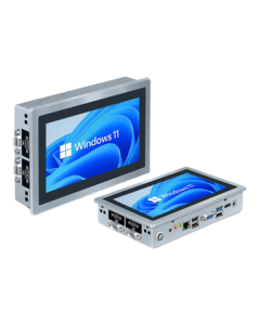 ZHICHUN Industrial All-in-One Monitor Embedded Control Cabinet Wall-Mounted IP65 Waterproof Android Computer Office 15.6-inch Capacitive Touch Screen RK3288