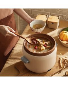 Bear Electric Stew Pot DDG-D30L3, Soup Pot, Electric Clay Pot, Slow Cooker, Porridge Pot with Preset Timer Function
