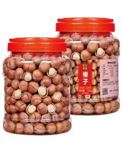 Songchuan Premium Selected Large Open Hazelnuts 1200g/Canned - Daily Nuts Snack, Affordable Pack, New Year Goods