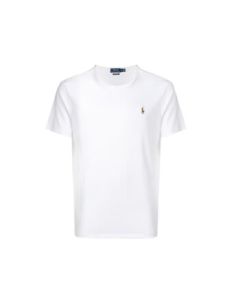 Polo Ralph Lauren Men's Round Neck Short-Sleeve T-Shirt 710740727002 White XL