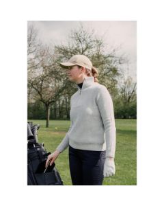 Decathlon Half-Zip Spring Pullover Casual Golf Long-Sleeve Knit Sweater for Women - 4896290