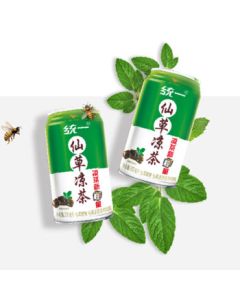 Uni-President Grass Jelly Herbal Tea 310ml 12 Cans (Case Pack)