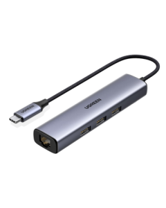 UGREEN Type-C to Ethernet Adapter Gigabit Dock USB Hub Network Card Converter Thunderbolt Adapter Compatible with MacBook Laptops