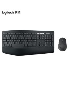 Logitech MK850 Keyboard and Mouse Combo with Wrist Rest Full-Size Keyboard, USB Bluetooth Dual Connectivity, Comfortable Mouse, Wireless Keyboard and Mouse Set for Business and Office Use
