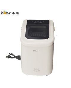 Bear Ice Maker ZBJ-C01C5 Mini Household and Dormitory Ice Machine Small Office Snowflake Ice Maker for Cold Drinks ZBJ-C01C5 White