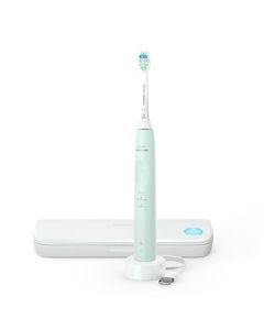 Philips (PHILIPS) Electric Toothbrush Couple Set - Healthy Gum Care Series with 3 Modes Sonic Vibration Toothbrush HX3697/25 Green