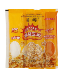 Bursting Delight 3-in-1 Popcorn Raw Material 200g × 30 Bags/Box Special Popping Corn with Creamy Caramel
