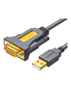 UGREEN USB to RS232 Serial Cable USB to DB9 Male Adapter Cable for Attendance Machine Cash Register Label Printer COM Port Debugging Cable 1M 20210