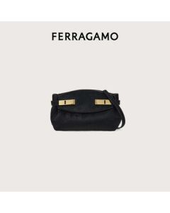 Ferragamo Women's Black Handbag 0779733 Gift for Girlfriend