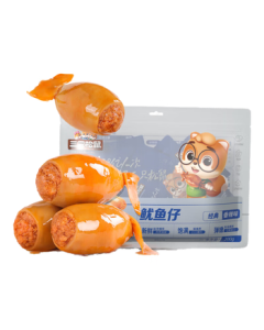 Three Squirrels Spicy Squid Snack 200g - Ready-to-Eat Seafood, High-Protein, Delicious Snack, Individually Packed